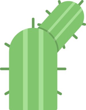 Kaktüs. Web simgesi basit illüstrasyon 