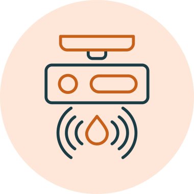 Algılayıcı. Web simgesi basit illüstrasyon