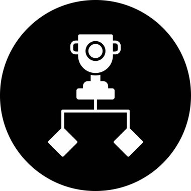 Turnuva. Web simgesi basit illüstrasyon