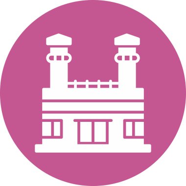 Hapishane simgesi vektör illüstrasyonu 