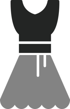 Elbise. Web simgesi basit illüstrasyon 