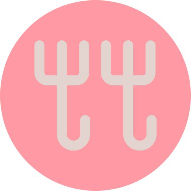 askı simgesi, vektör illüstrasyonu basit tasarım