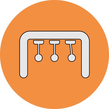 Momentum web simgesi vektör illüstrasyonu