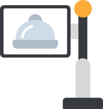 Restoran simgesinin vektör illüstrasyonu