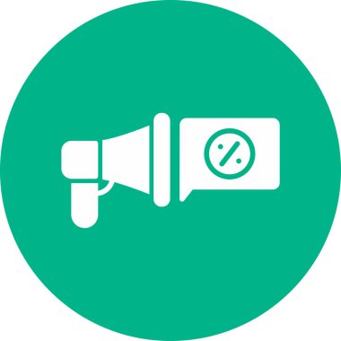 megafon ikonu. Web için hoparlör vektör simgelerinin özet çizimi 