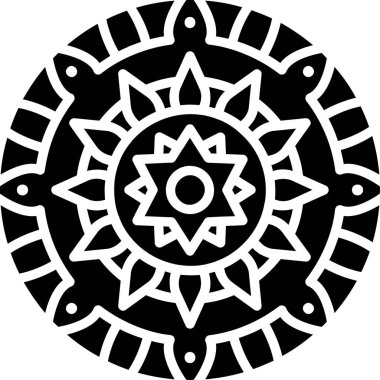 mandala tasarımı, web basit illüstrasyonu