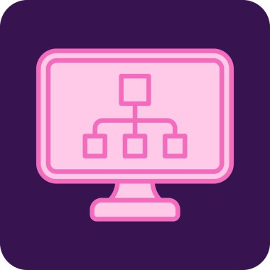 Web Yazılım simgesi, vektör illüstrasyonu