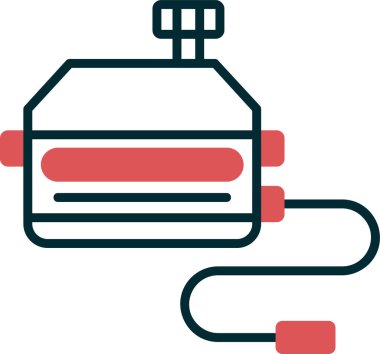 Servo. Web simgesi basit illüstrasyon