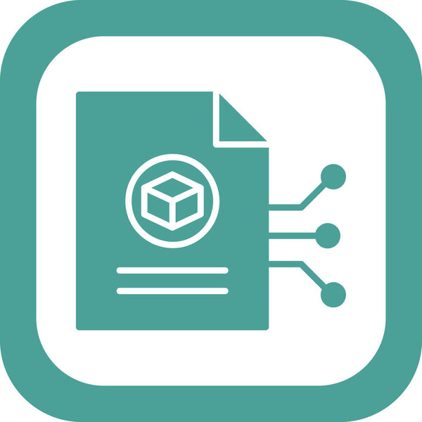 Abstract creative logo of cryptocurrency for web interface