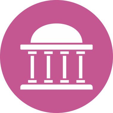 Kubbe. Web simgesi basit illüstrasyon