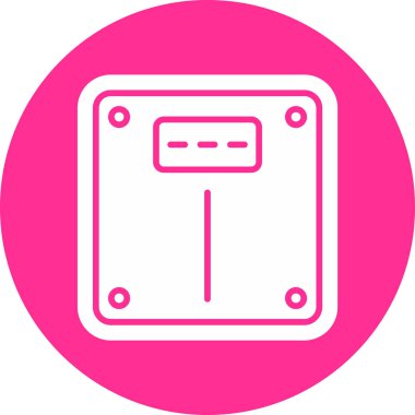 Basit ölçek. Web simgesi basit illüstrasyon