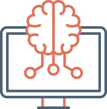 Öğrenmek. Web simgesi vektör illüstrasyonu