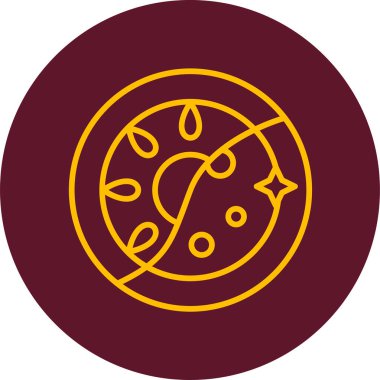 Gündüz ve Gece simgesi, vektör illüstrasyonu 