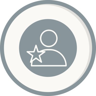 Popüler. Web simgesi basit illüstrasyon