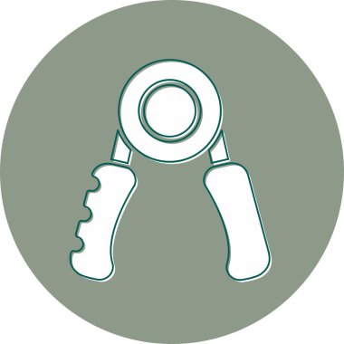 El ve bilek dayanıklılık eğitimi için el kavrayıcı simgesi, spor ekipmanları.