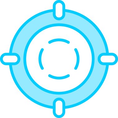 Lifesaver simgesi vektör illüstrasyon tasarımı