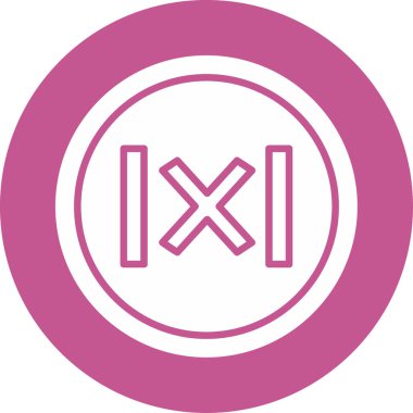 Değer modern simgesinin vektör illüstrasyonu