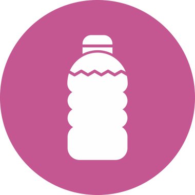 su şişesi simge vektör çizim