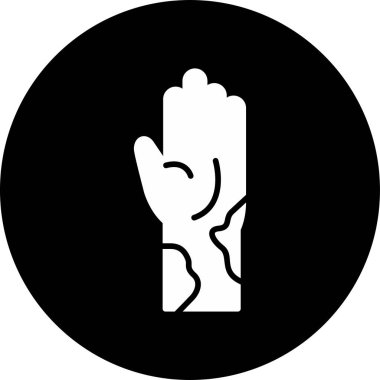 Egzama web simgesi vektör illüstrasyonu