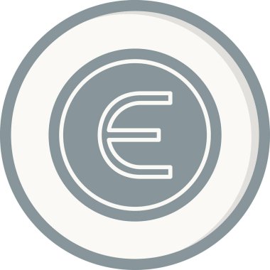 Epsilon web simgesi vektör illüstrasyonu