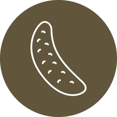 Salatalık ağ simgesi vektör illüstrasyonu