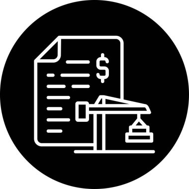 Plan yap. Web simgesi basit illüstrasyon