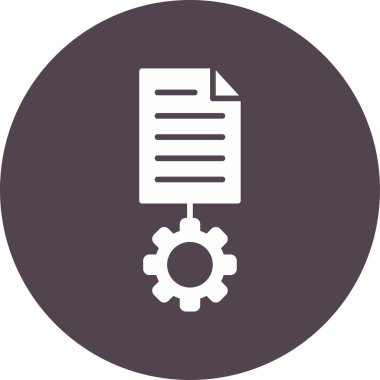 Basit Metin simgesi, vektör illüstrasyonu