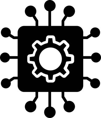 Dijital simge. Web tasarımı için özet çizim vektörü