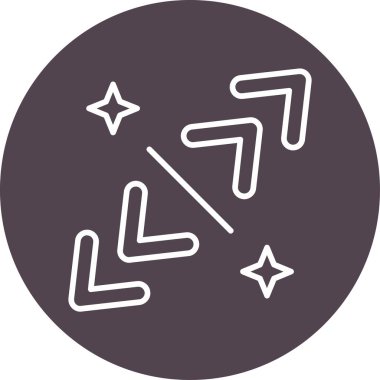 Basit ok simgesi vektör illüstrasyonu