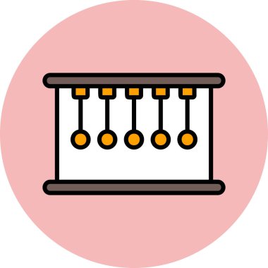 Momentum web simgesi vektör illüstrasyonu