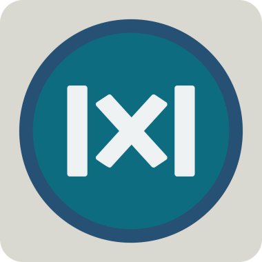 Değer modern simgesinin vektör illüstrasyonu