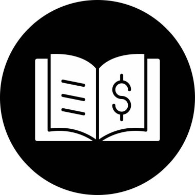 kitap simgesi, vektör illüstrasyonu basit tasarım