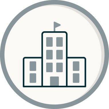 Basit vektör oluşturma illüstrasyonu, simge