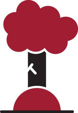 Ağaç. Web simgesi basit illüstrasyon 