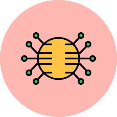 Dijital simge. Web tasarımı için özet çizim vektörü