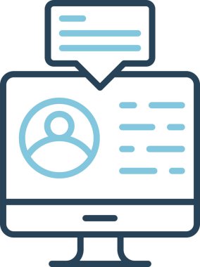 Dijital simge. Web tasarımı için özet çizim vektörü