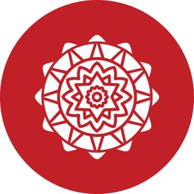 mandala tasarımı, web basit illüstrasyonu