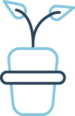 Bitki. Web simgesi basit illüstrasyon 