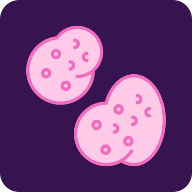 Patates vektör simgesi basit tasarım çizimi