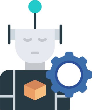 Özerk ikon vektör illüstrasyonu