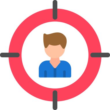 Çekim. Web simgesi basit illüstrasyon