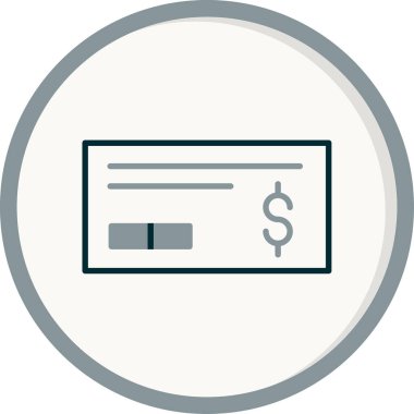 para düz simge vektör illüstrasyonunu kontrol et