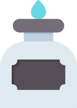 Mürekkep. Web simgesi basit illüstrasyon