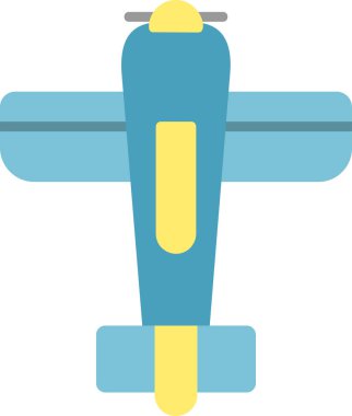 Uçak. Web simgesi basit illüstrasyon