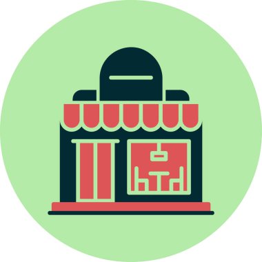 cafe web simgesi vektör illüstrasyonu