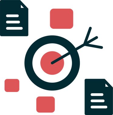 hedef simge vektör illüstrasyonu 