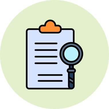 Tanımlama web simgesi vektör illüstrasyonu