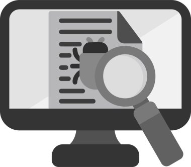 Virüs Vektörü Şekil Simgesi Tasarımı