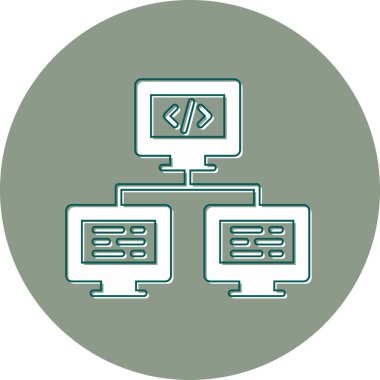 Web simgesi vektör illüstrasyonu