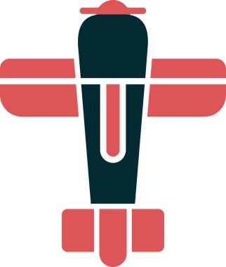 Uçak. Web simgesi basit illüstrasyon